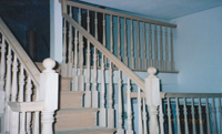Straight Floor and Stair Handrail