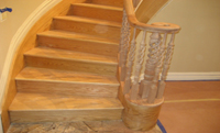 Oversize Post Base with Hollow Starting Balusters