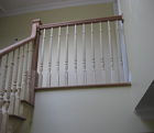 Straight Stair and Floor Railing